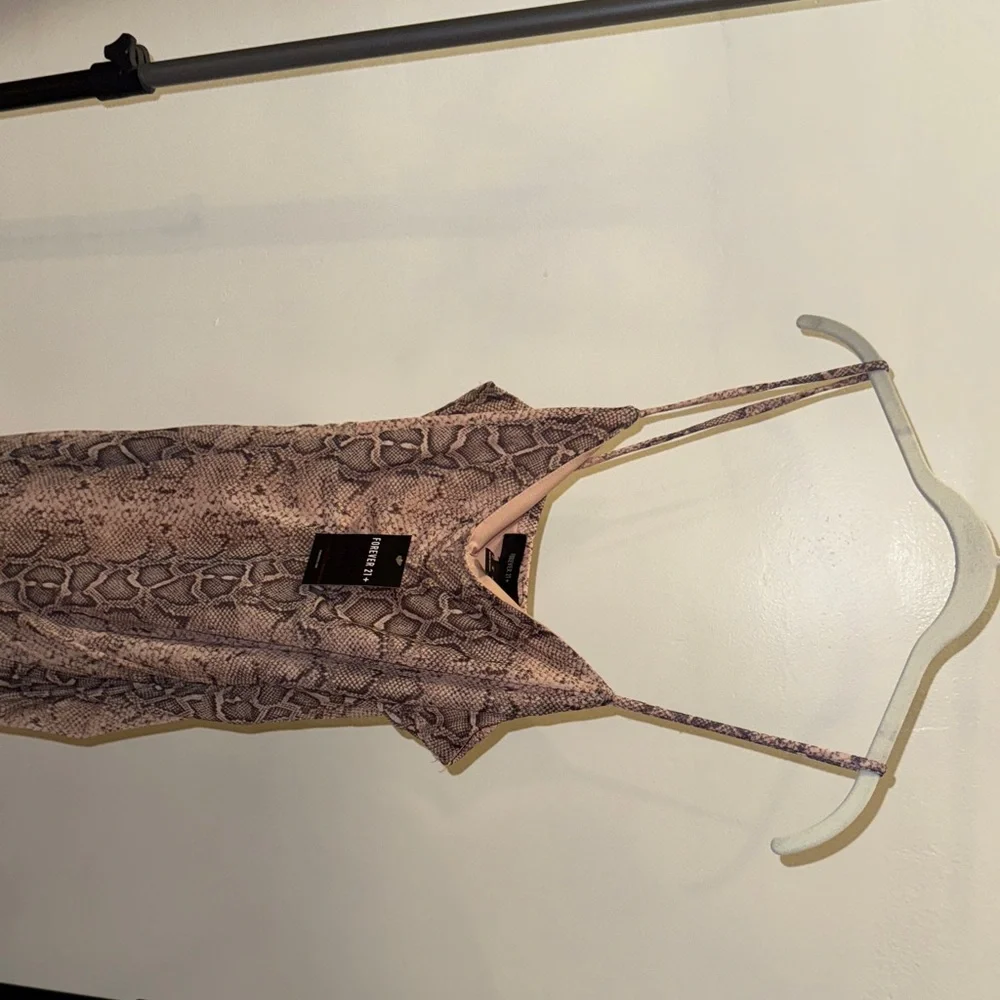 Forever 21 Snake Print Dress - Picture 3 of 6